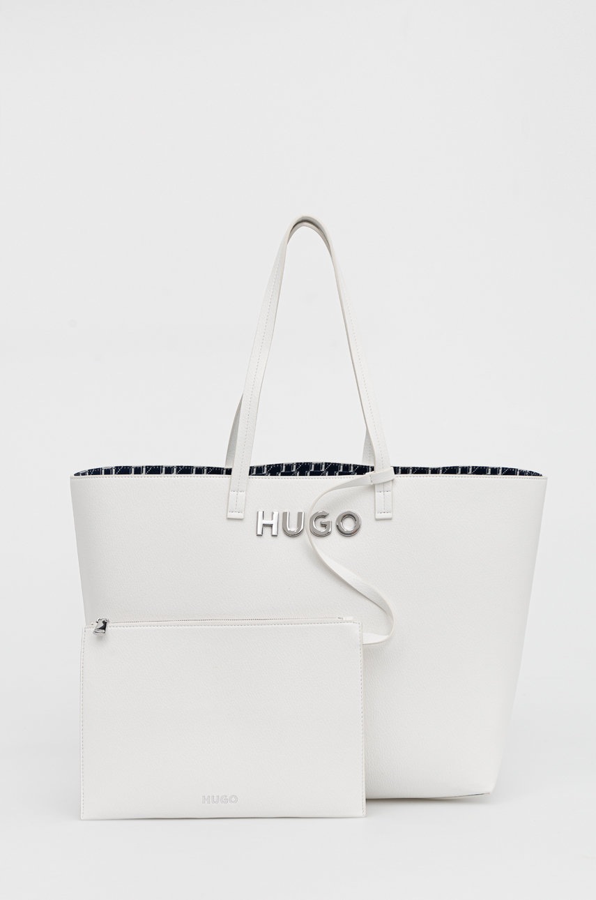 

Чанта HUGO в бяло, Бял