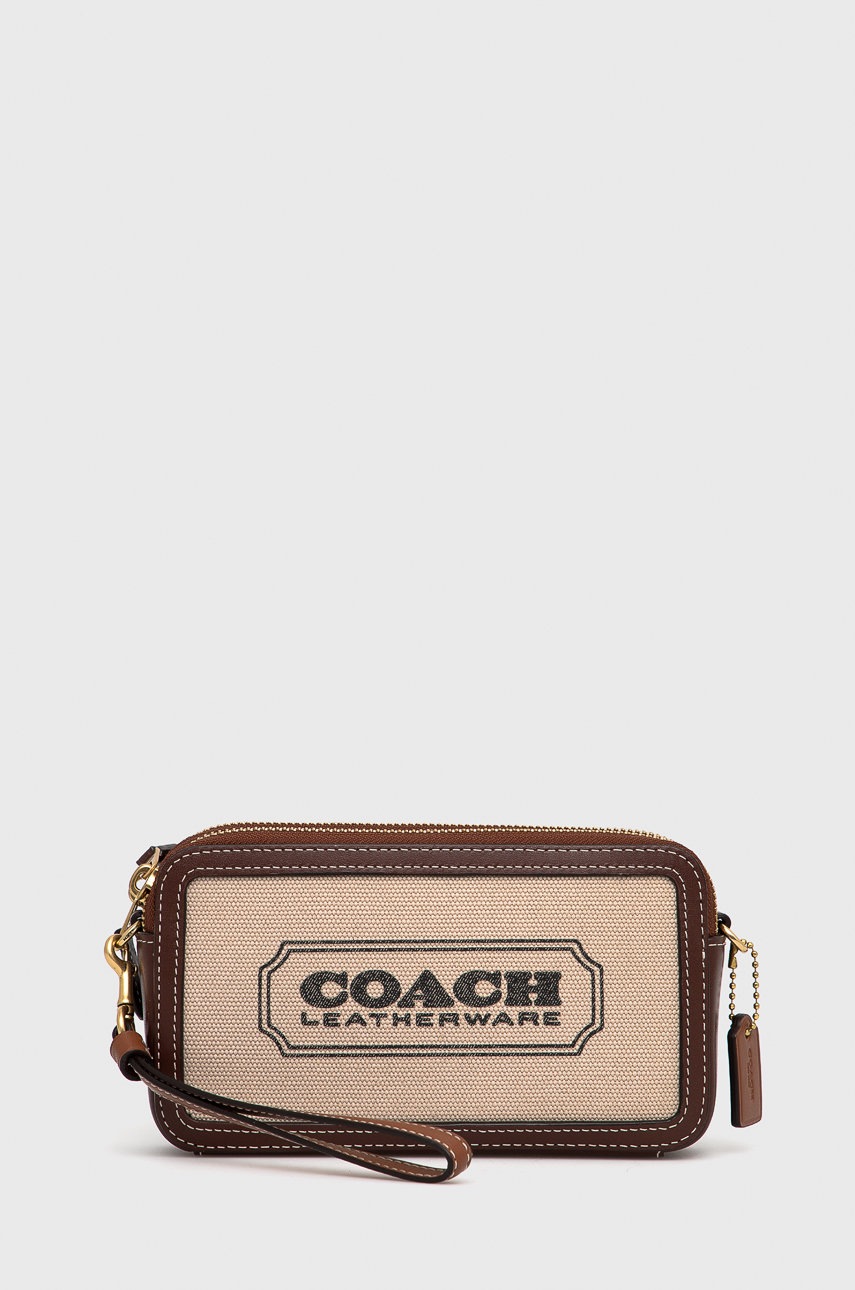 

Клъч Coach в бежово, Бежов