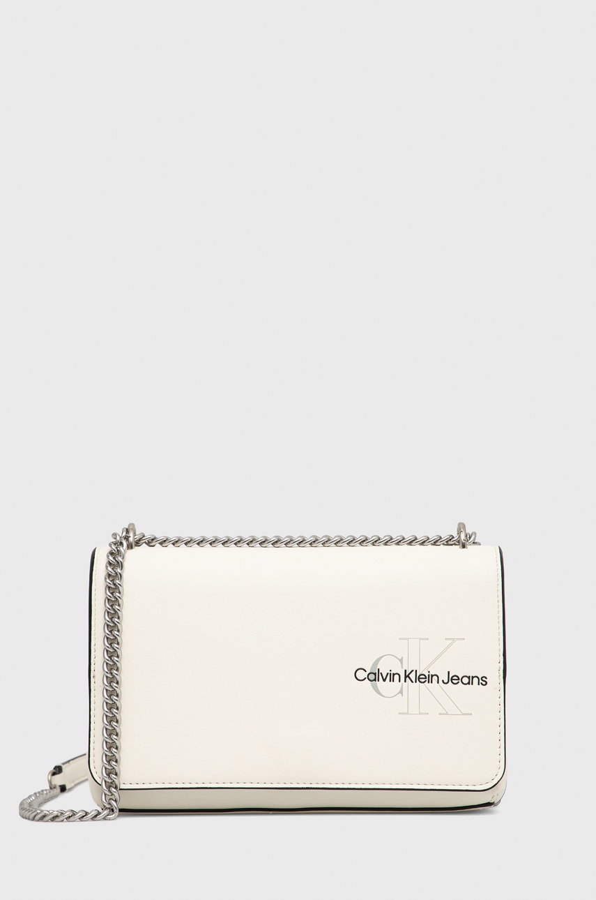

Чанта Calvin Klein Jeans в бежово, Бежов
