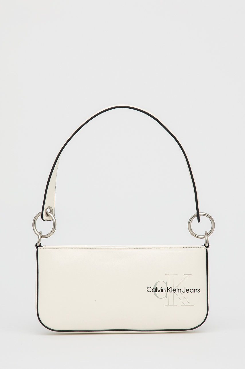 

Чанта Calvin Klein Jeans в бежово, Бежов