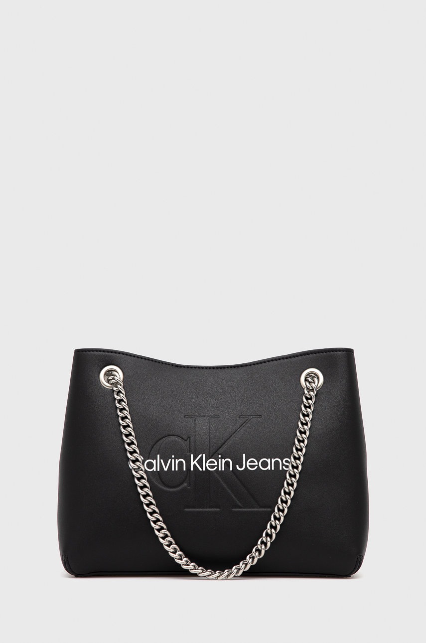 

Чанта Calvin Klein Jeans в черно, Черен