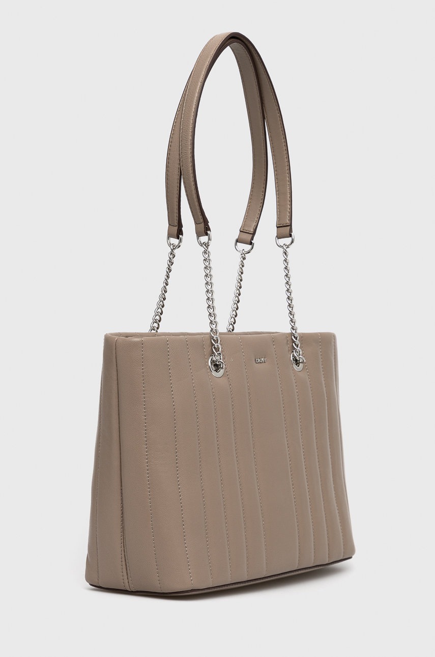 

Шкіряна сумочка Dkny колір коричневий