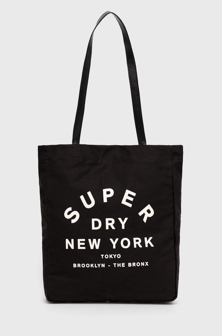 

Чанта Superdry в черно, Черен
