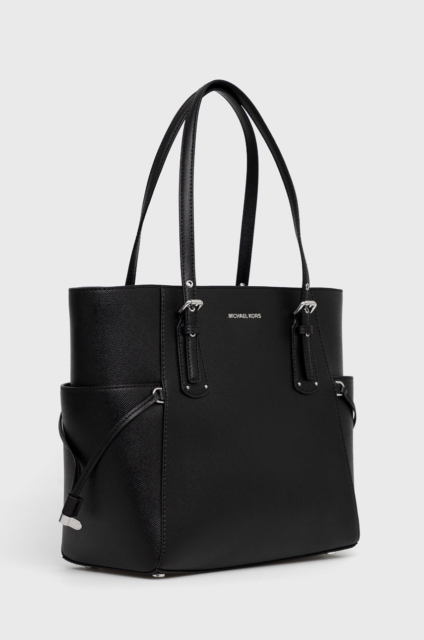 

Шкіряна сумочка MICHAEL Michael Kors колір чорний