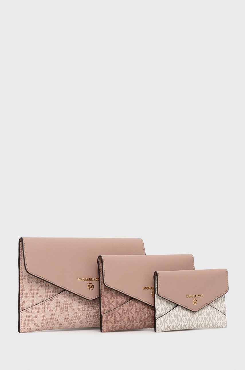 

Клатч MICHAEL Michael Kors (3-pack) колір рожевий