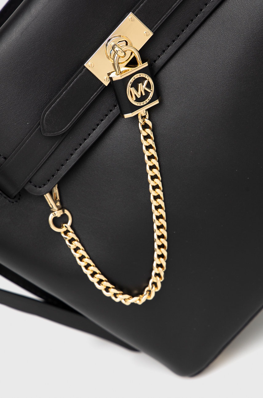 

Шкіряна сумочка MICHAEL Michael Kors колір чорний