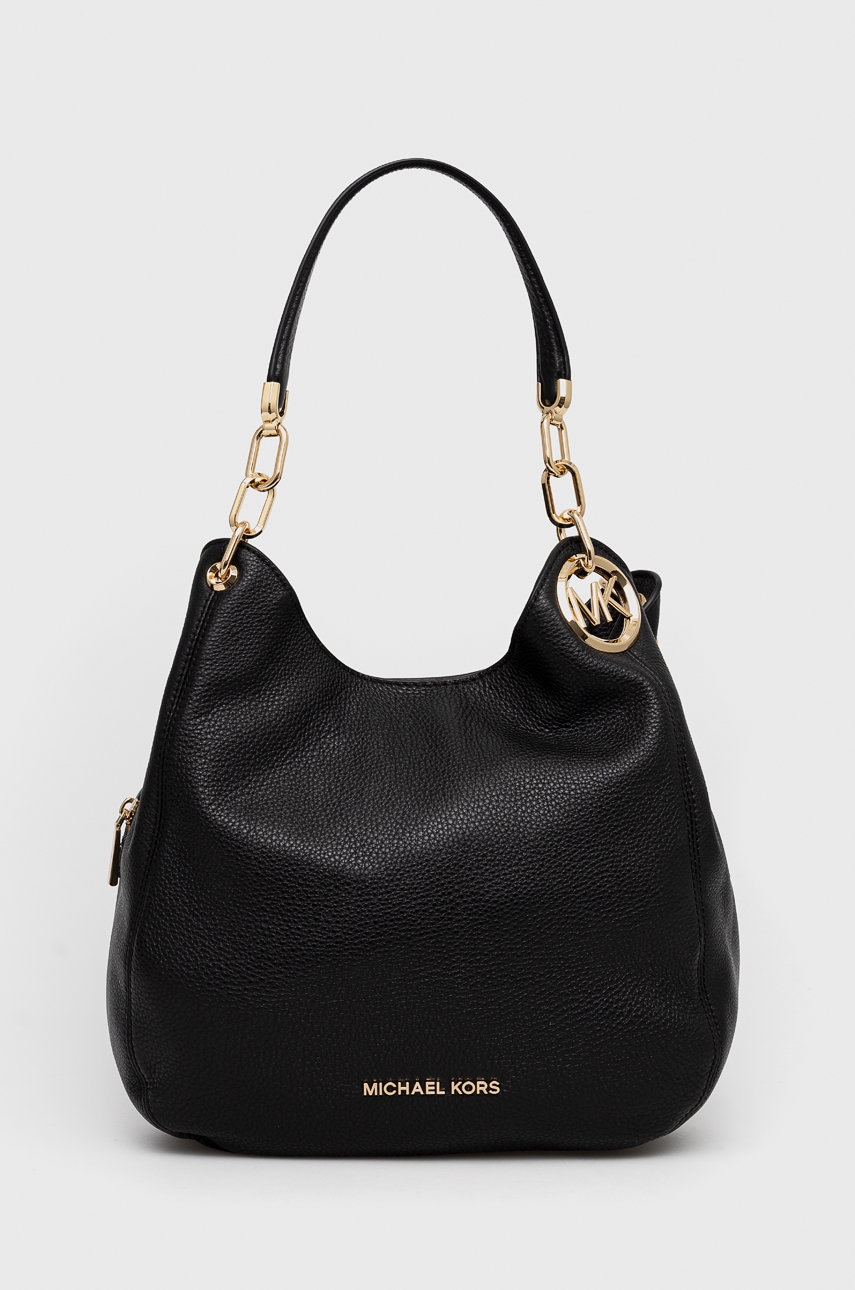 MICHAEL Michael Kors torebka skórzana 30T9G0LE3L kolor czarny