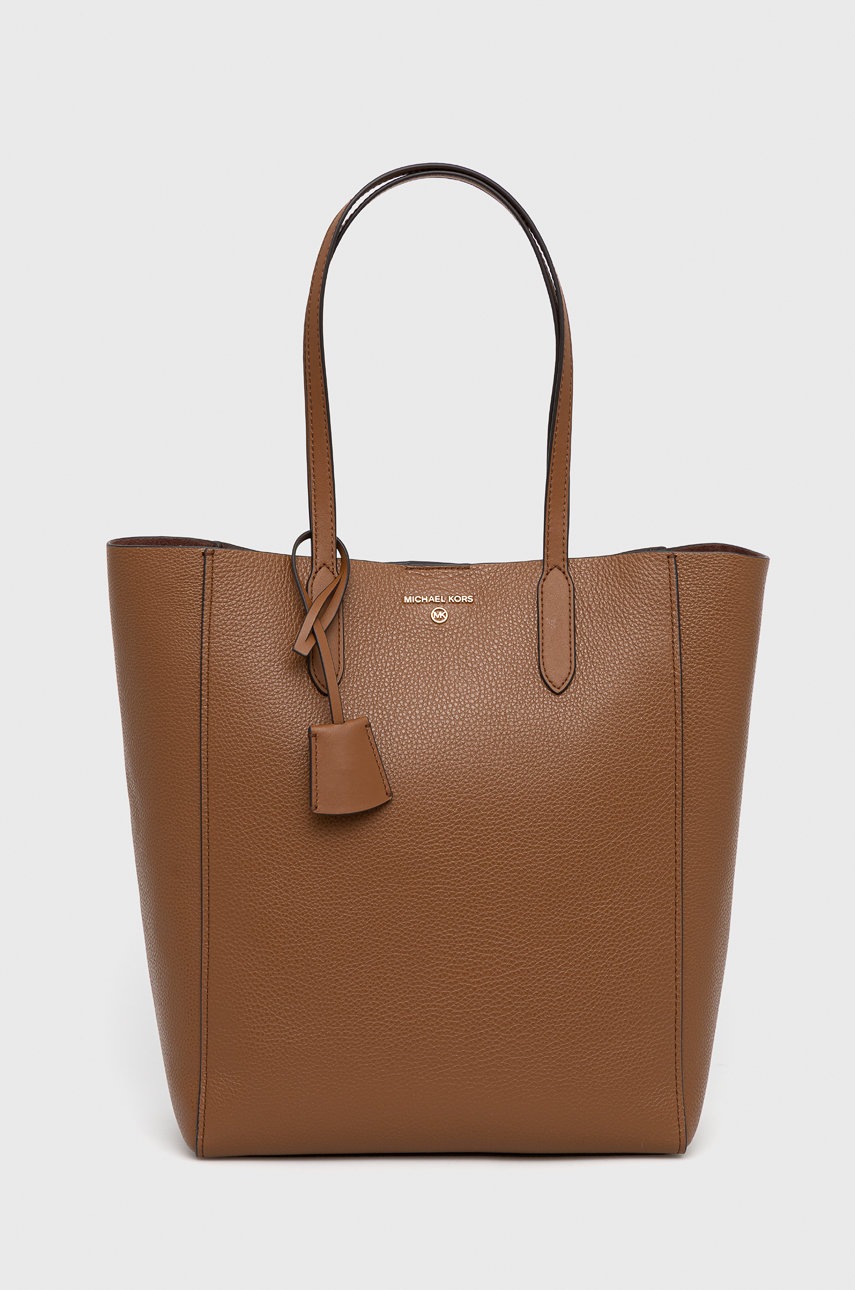 

Кожена чанта MICHAEL Michael Kors в кафяво, Кафяв