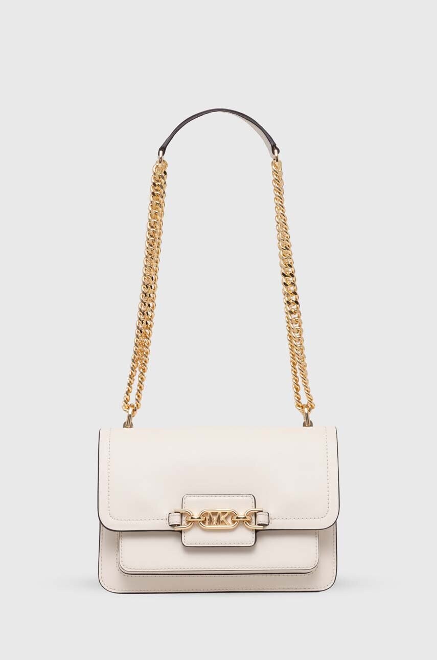 

Кожена чанта MICHAEL Michael Kors в бежово, Бежов