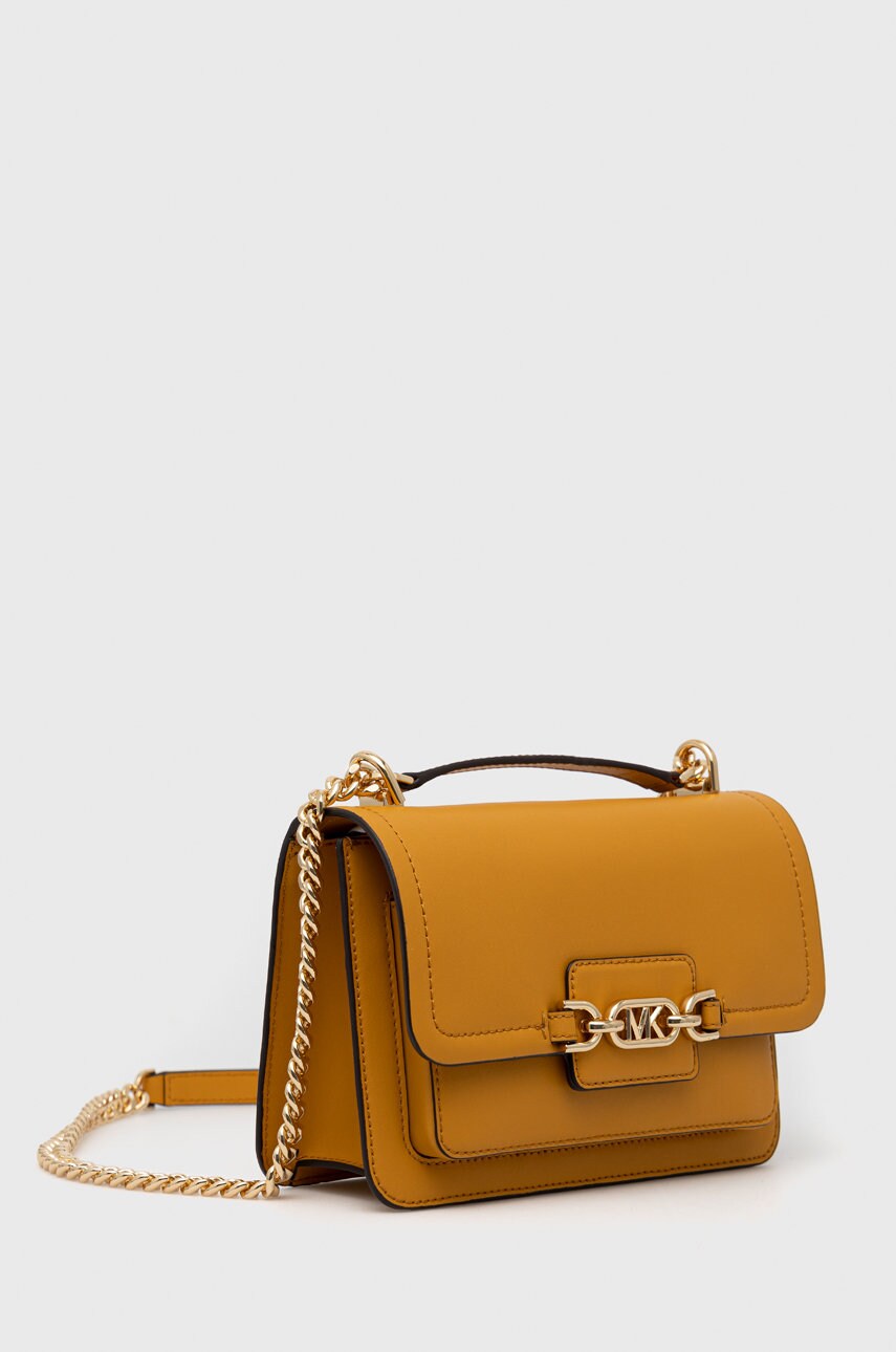 

Кожаная сумочка MICHAEL Michael Kors цвет оранжевый