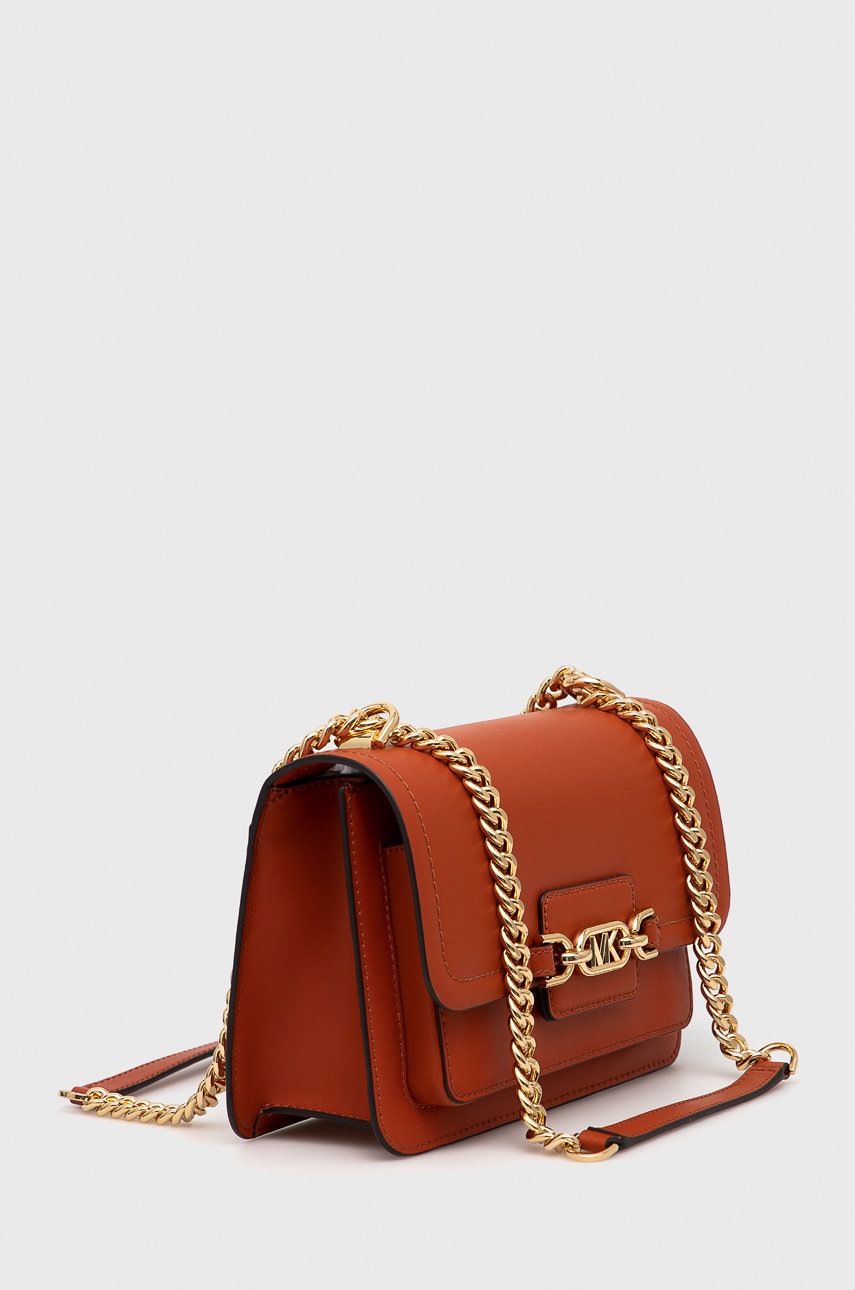 

Шкіряна сумочка MICHAEL Michael Kors колір помаранчевий