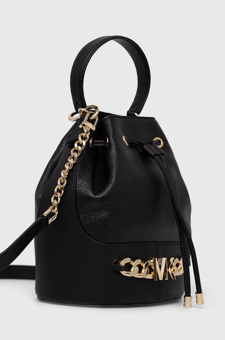 

Шкіряна сумочка MICHAEL Michael Kors колір чорний