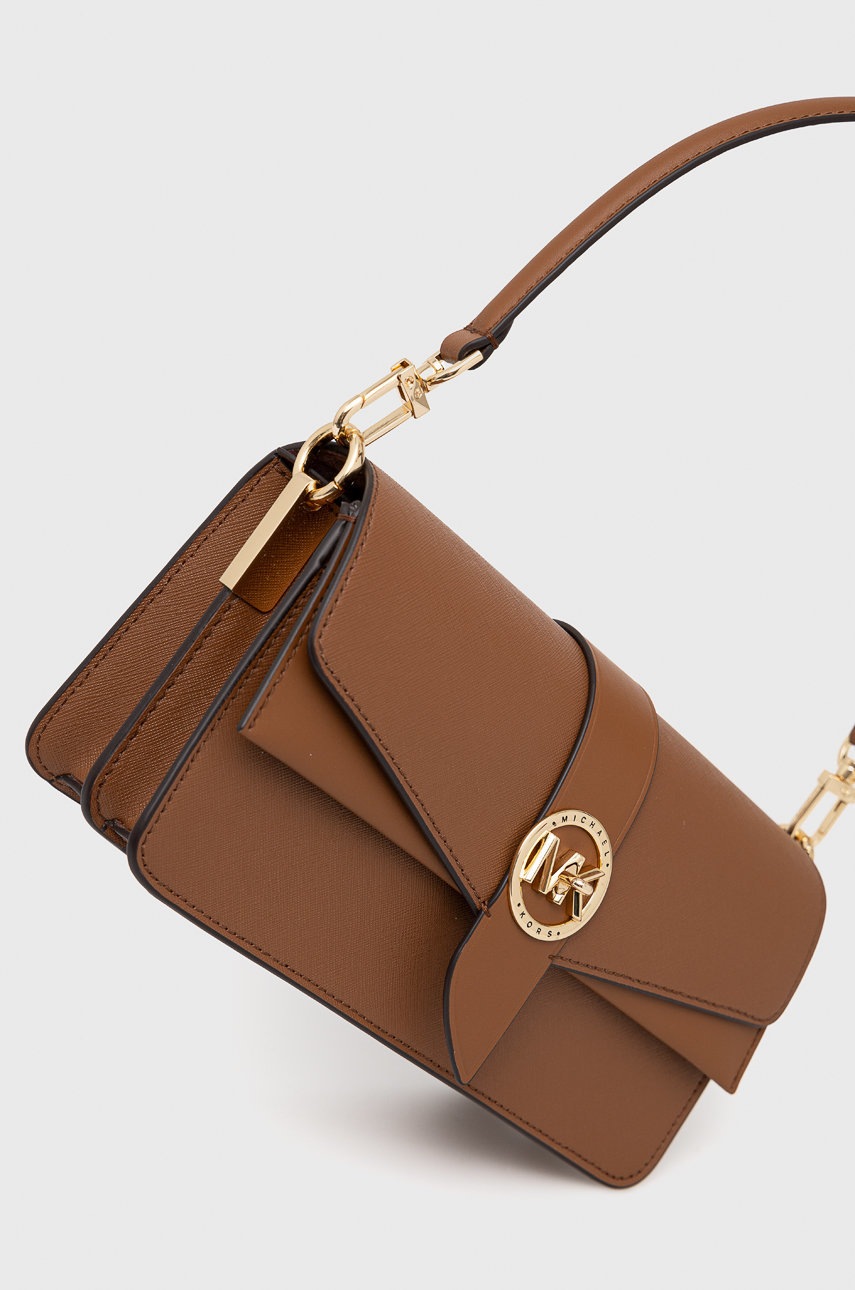 

Кожаная сумочка MICHAEL Michael Kors цвет коричневый