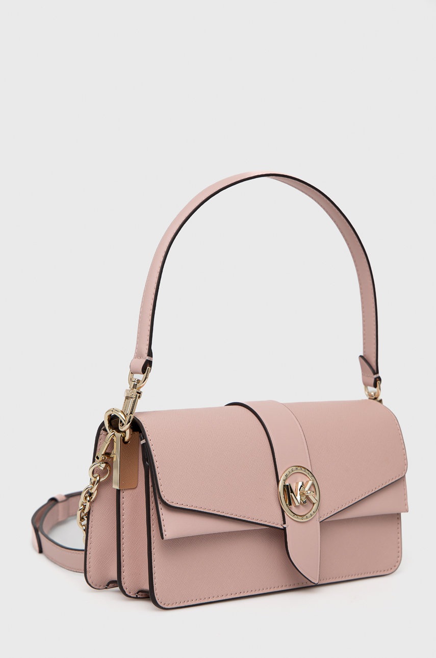 

Кожаная сумочка MICHAEL Michael Kors цвет розовый