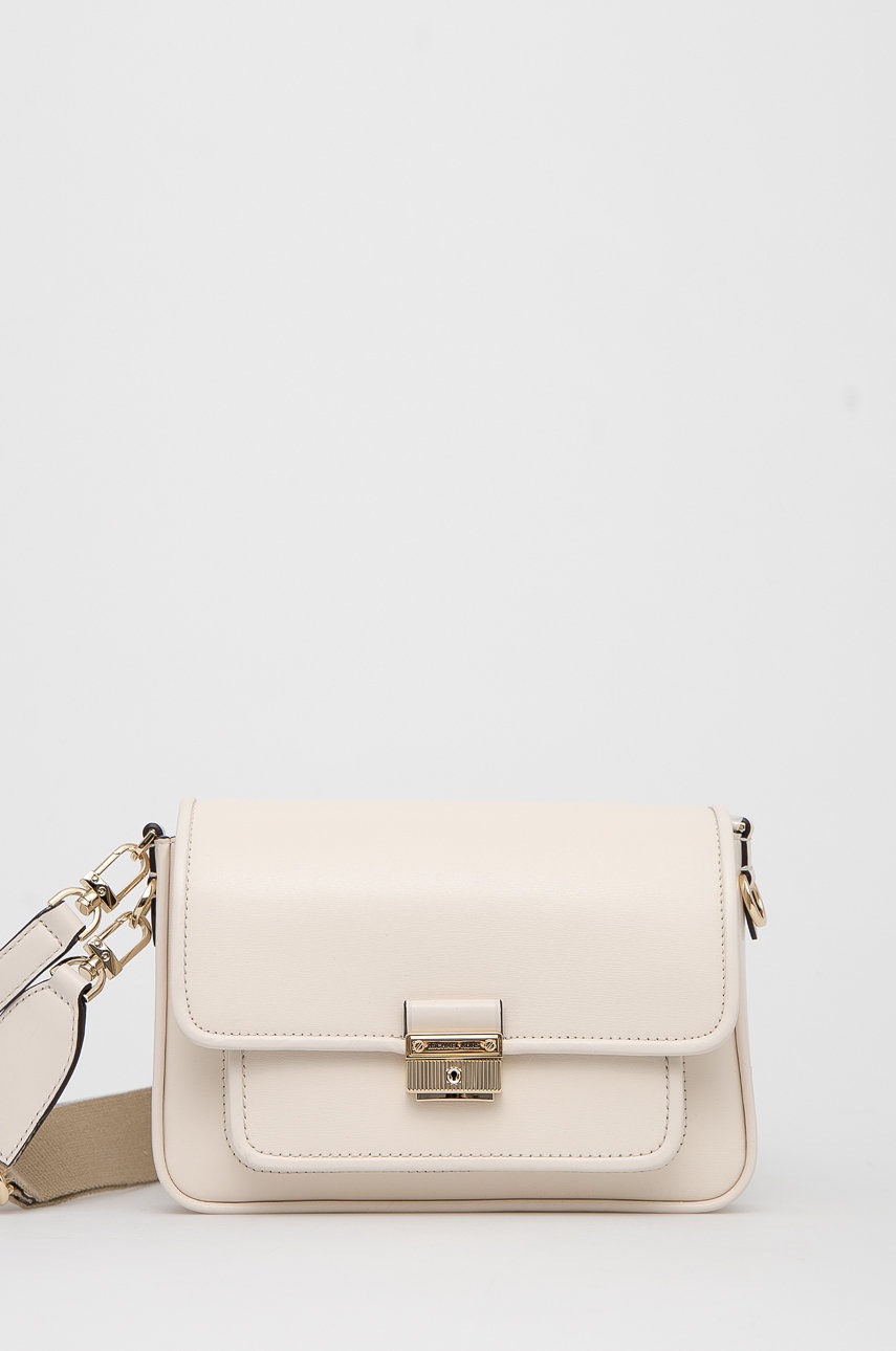 

Кожена чанта MICHAEL Michael Kors в бежово, Бежов