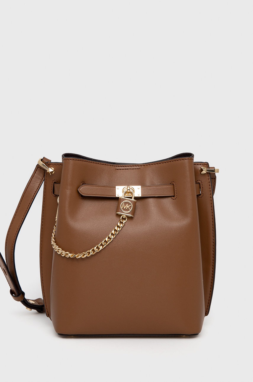 

Кожена чанта MICHAEL Michael Kors в кафяво, Кафяв