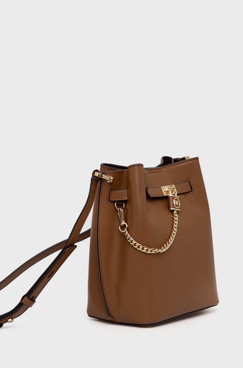 

Шкіряна сумочка MICHAEL Michael Kors колір коричневий