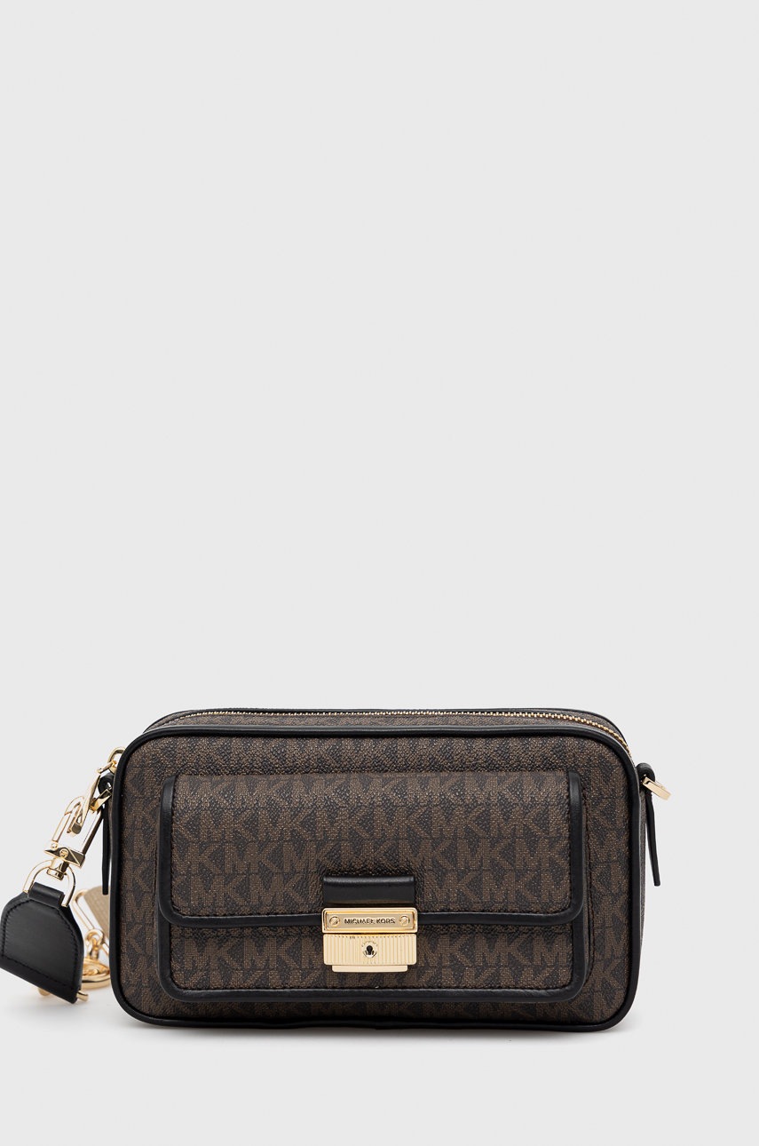 

Кожена чанта MICHAEL Michael Kors в кафяво, Кафяв
