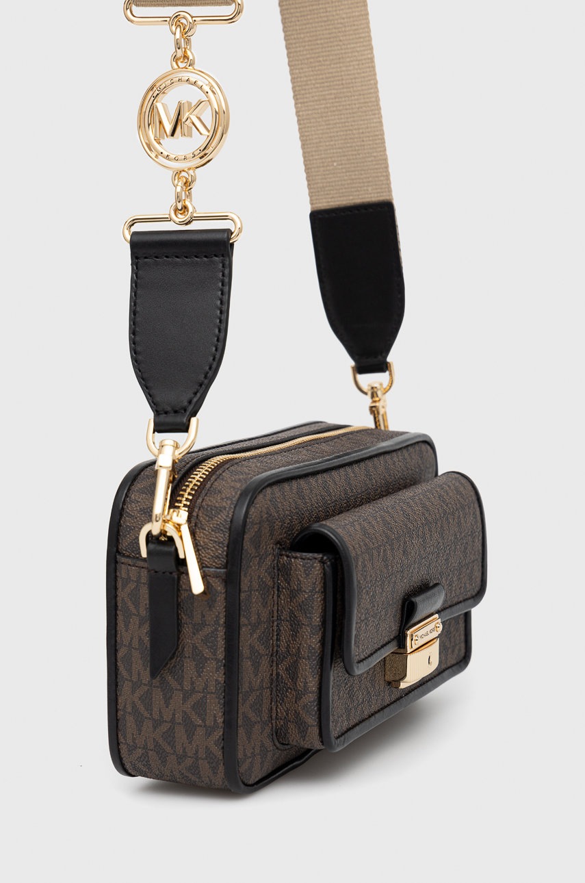 

Кожаная сумочка MICHAEL Michael Kors цвет коричневый