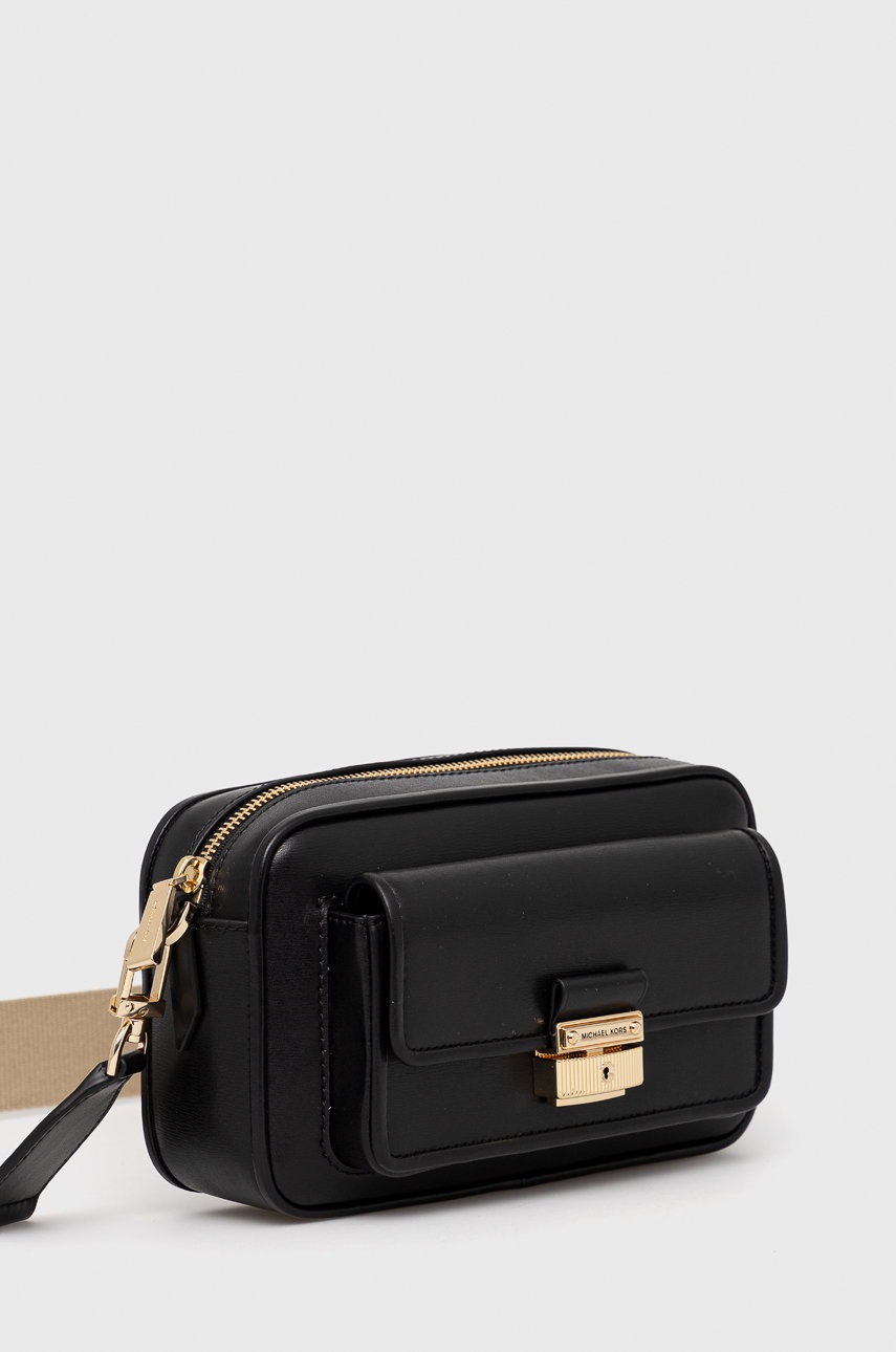 

Шкіряна сумочка MICHAEL Michael Kors колір чорний