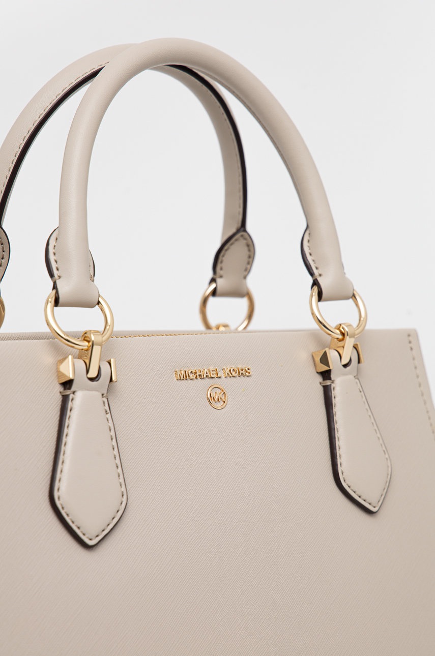 

Кожаная сумочка MICHAEL Michael Kors цвет бежевый