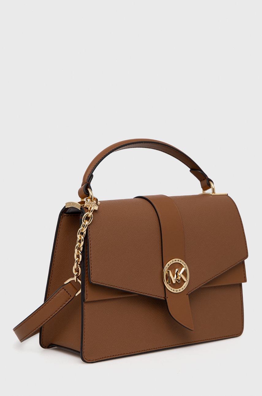 

Кожаная сумочка MICHAEL Michael Kors цвет коричневый