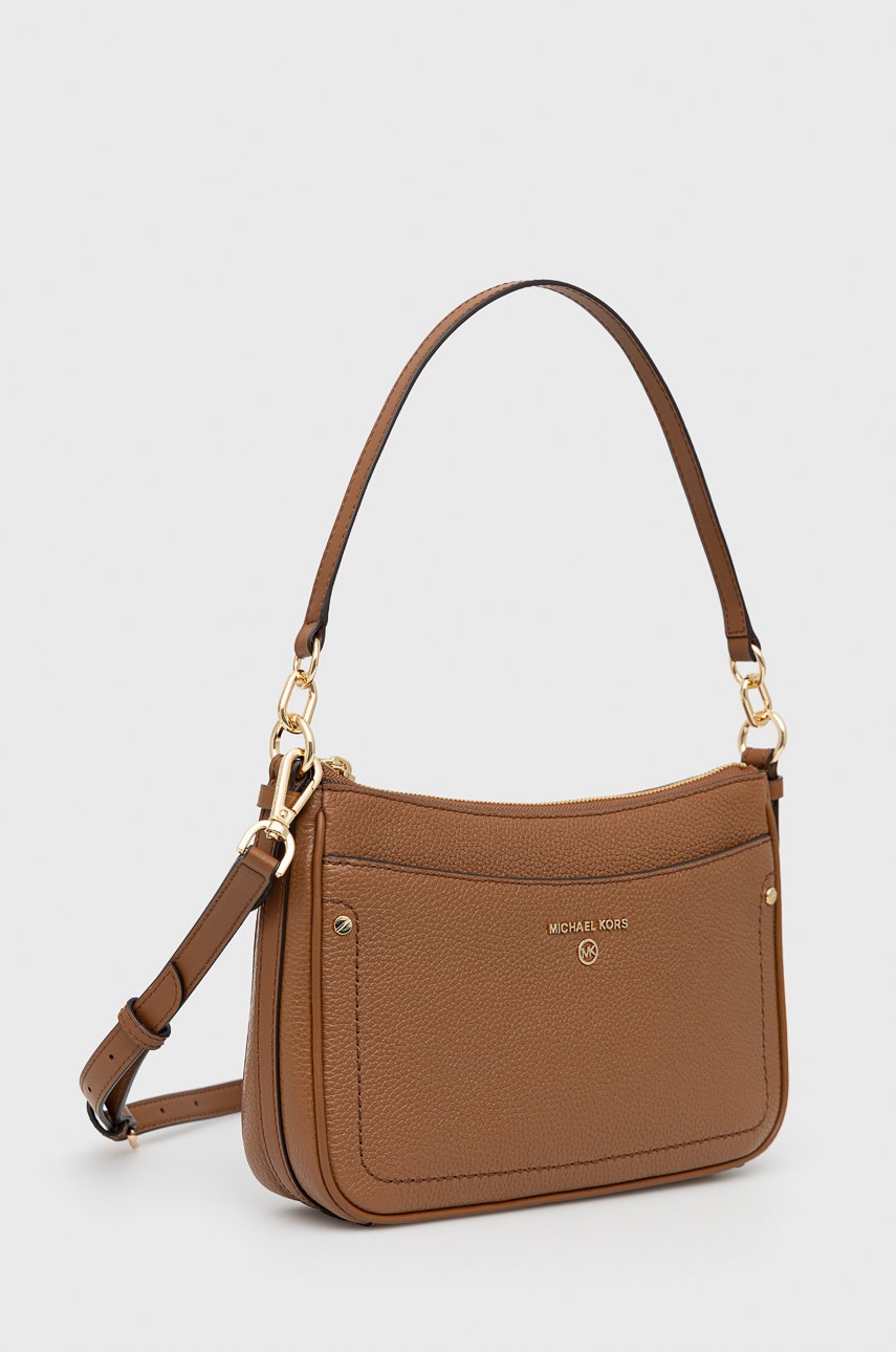 

Шкіряна сумочка MICHAEL Michael Kors колір коричневий