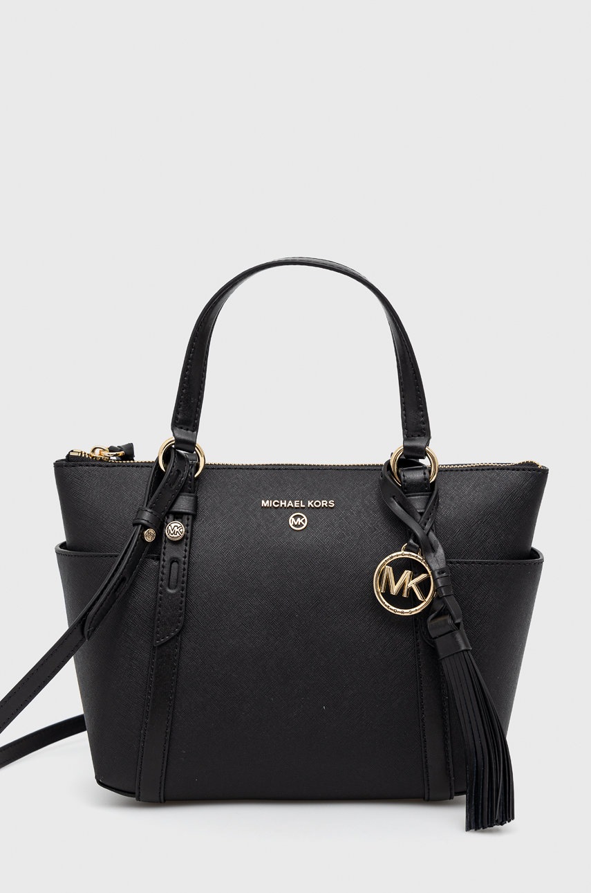 

Шкіряна сумочка MICHAEL Michael Kors колір чорний