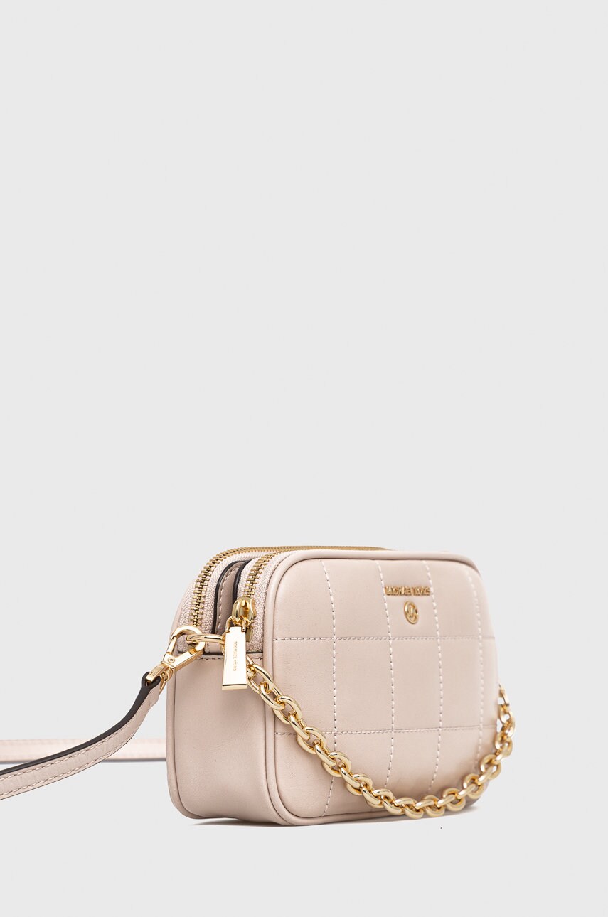 

Шкіряна сумочка MICHAEL Michael Kors колір рожевий