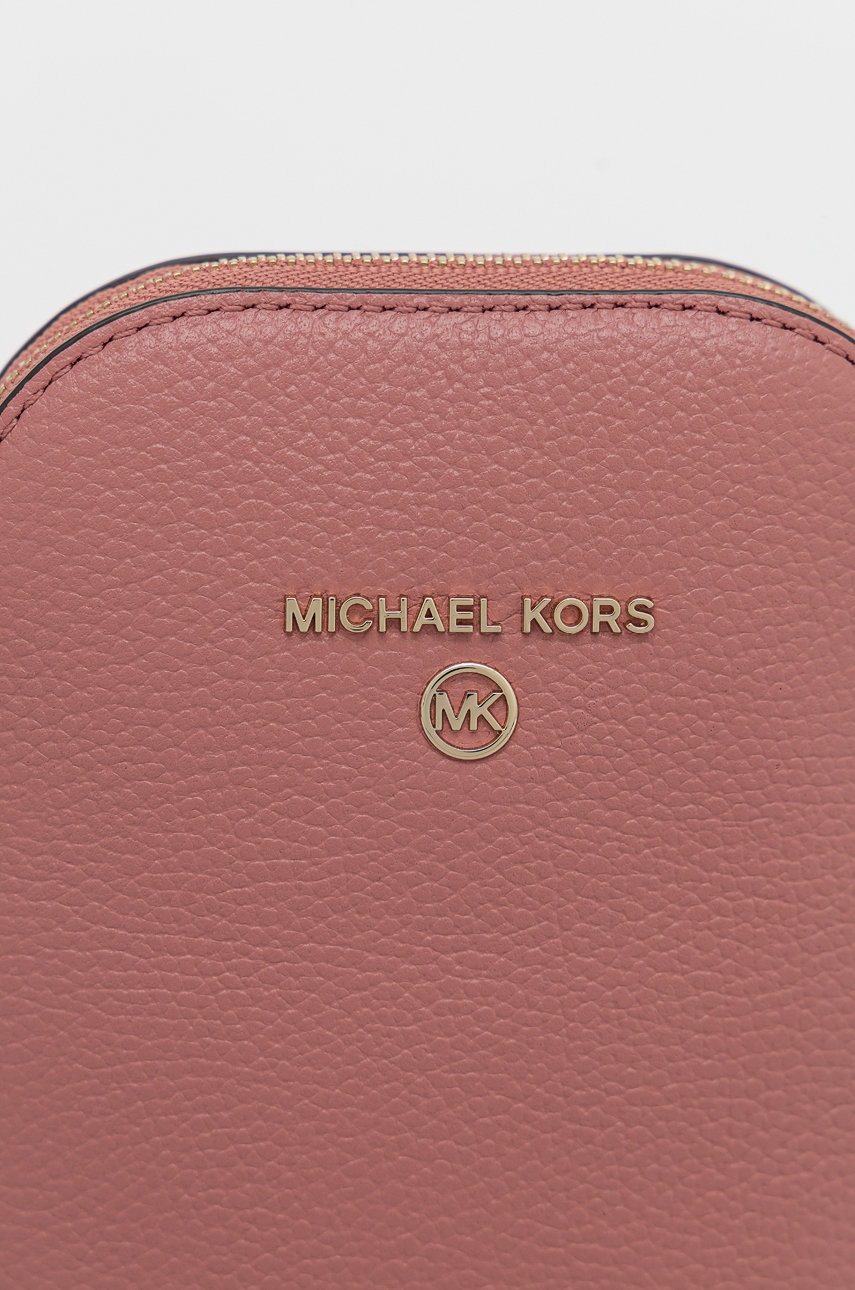 

Шкіряна сумочка MICHAEL Michael Kors колір рожевий