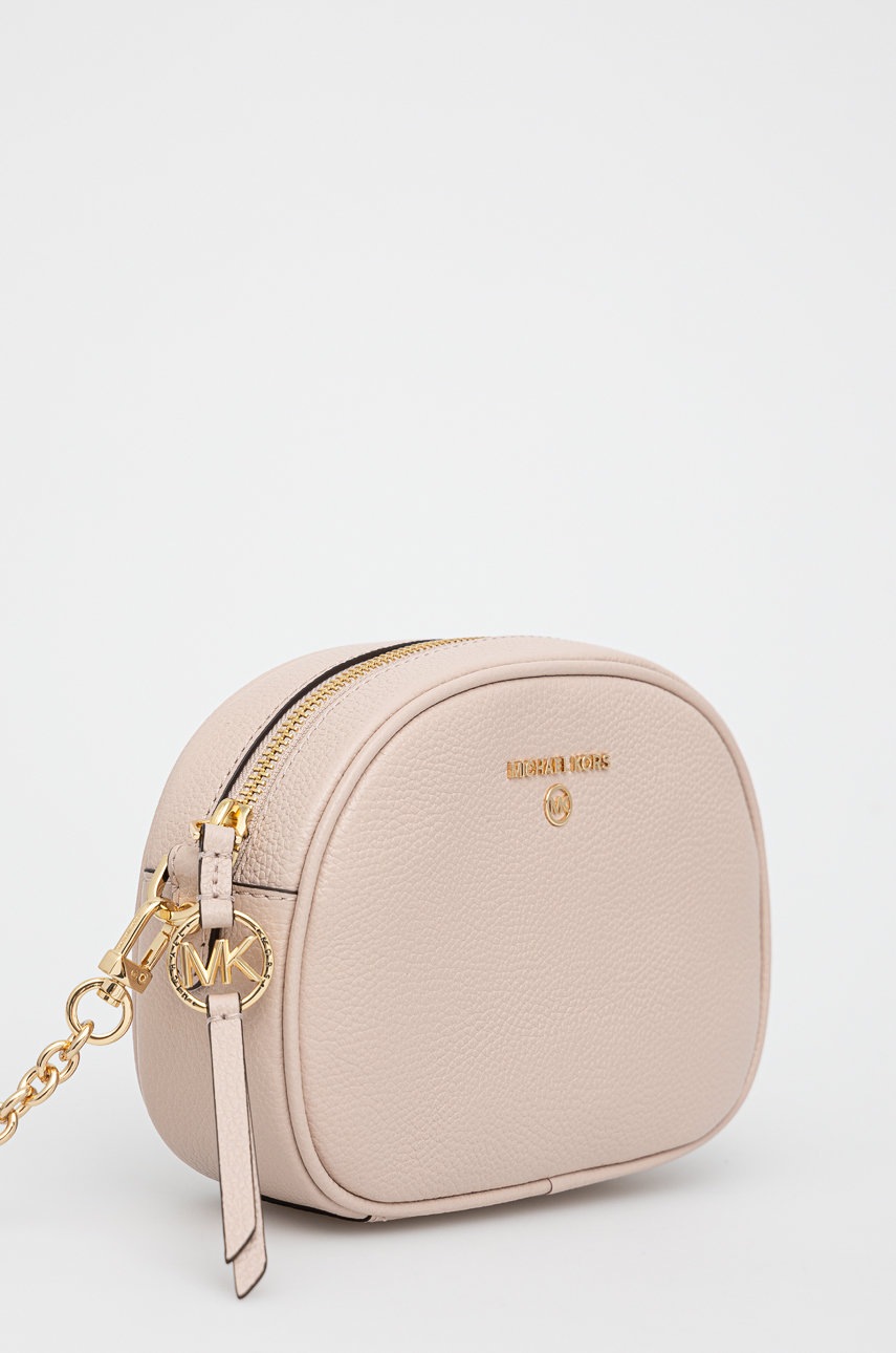 

Шкіряна сумочка MICHAEL Michael Kors колір рожевий