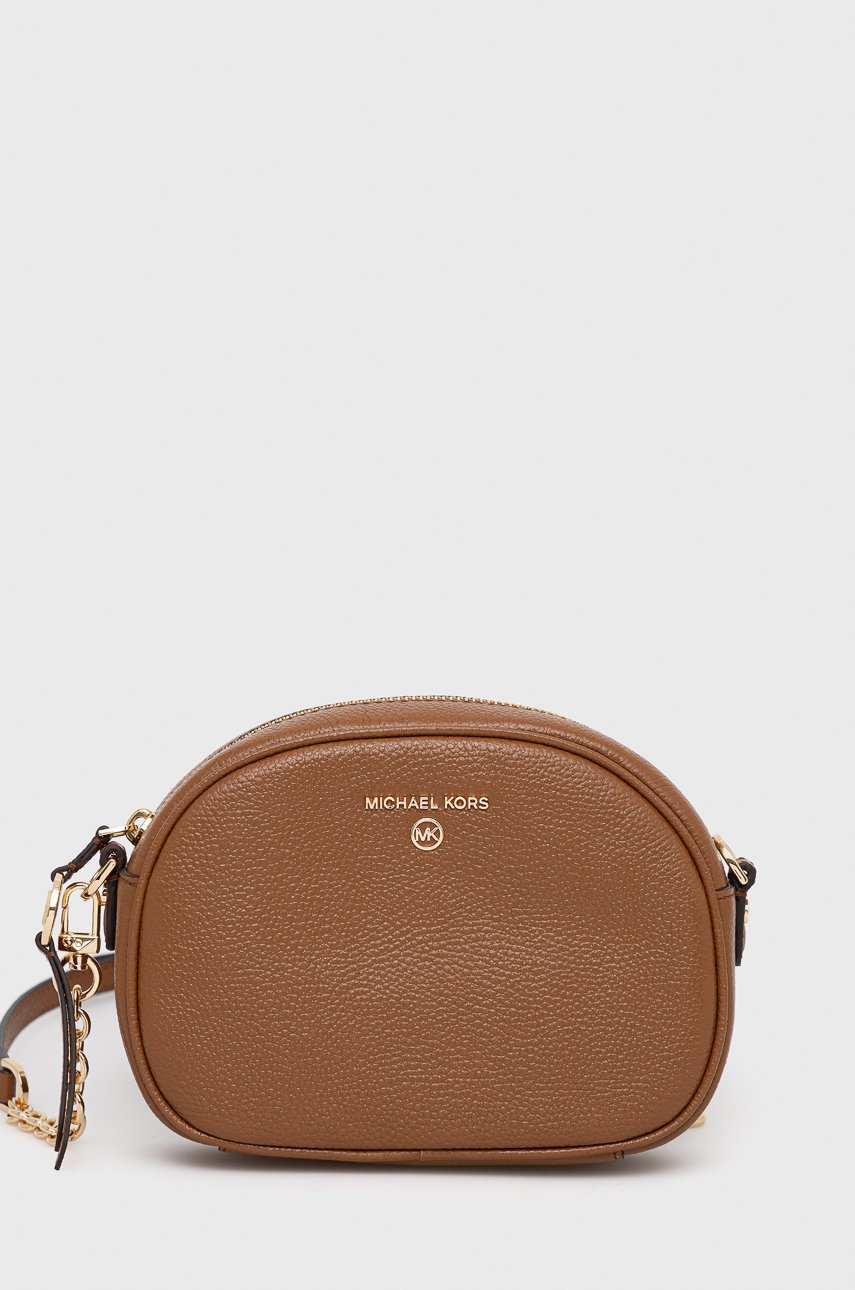 

Кожена чанта MICHAEL Michael Kors в кафяво, Кафяв