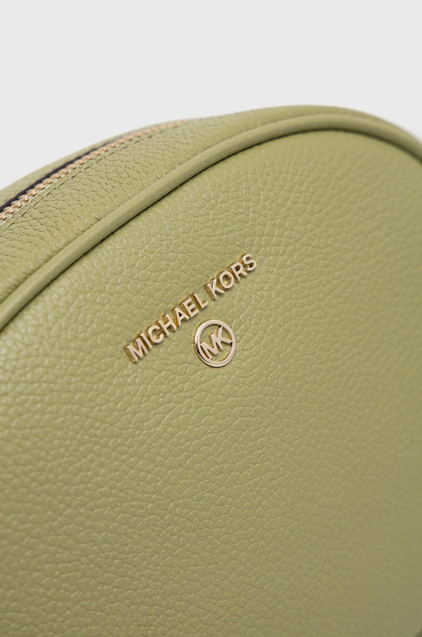 

Шкіряна сумочка MICHAEL Michael Kors колір зелений