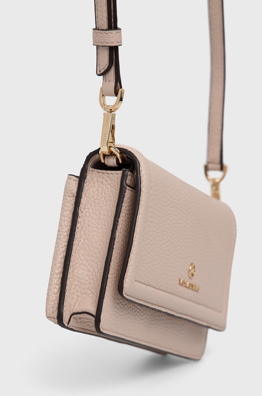 

Кожаная сумка MICHAEL Michael Kors цвет розовый