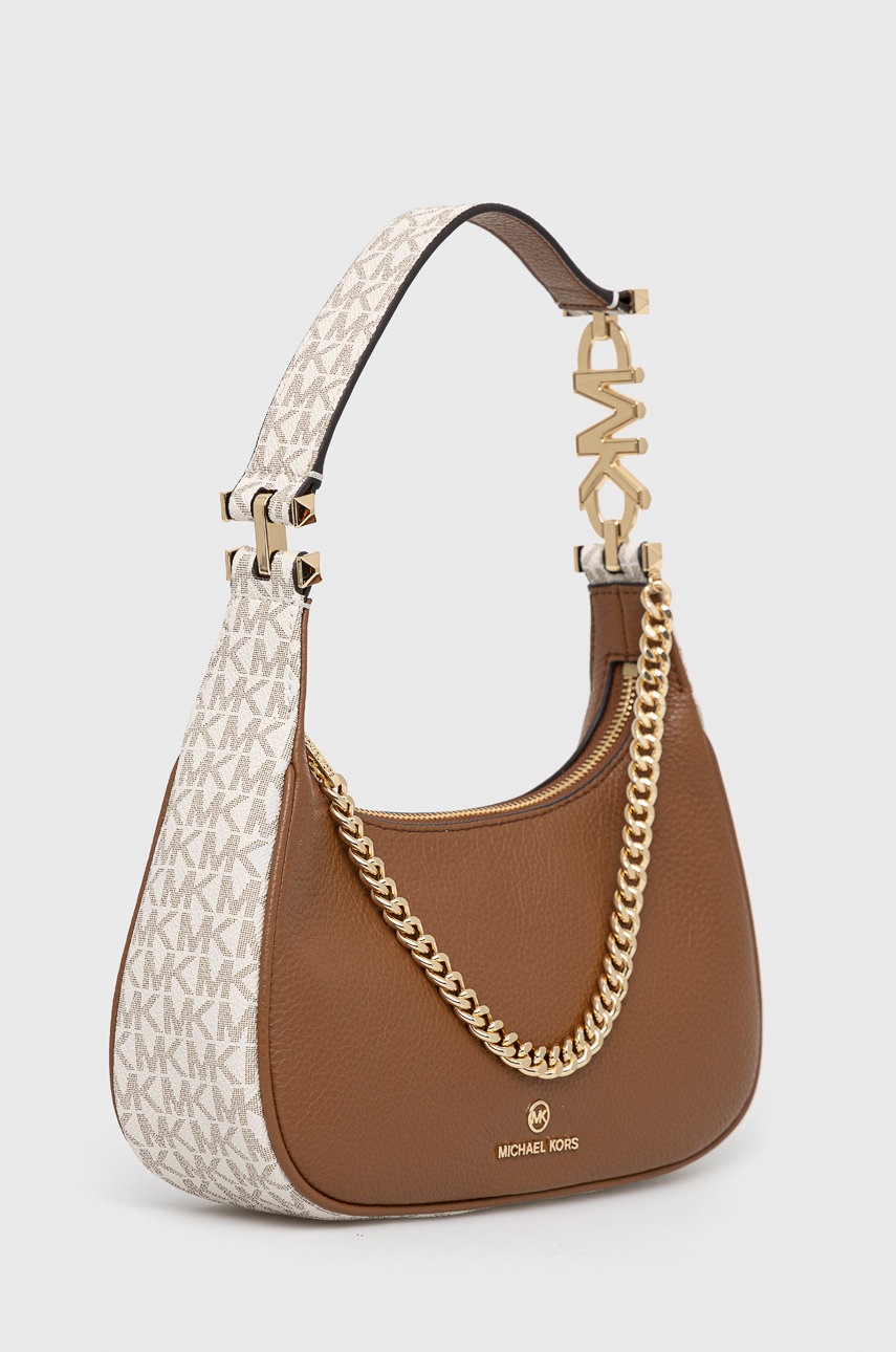 

Кожаная сумочка MICHAEL Michael Kors цвет бежевый