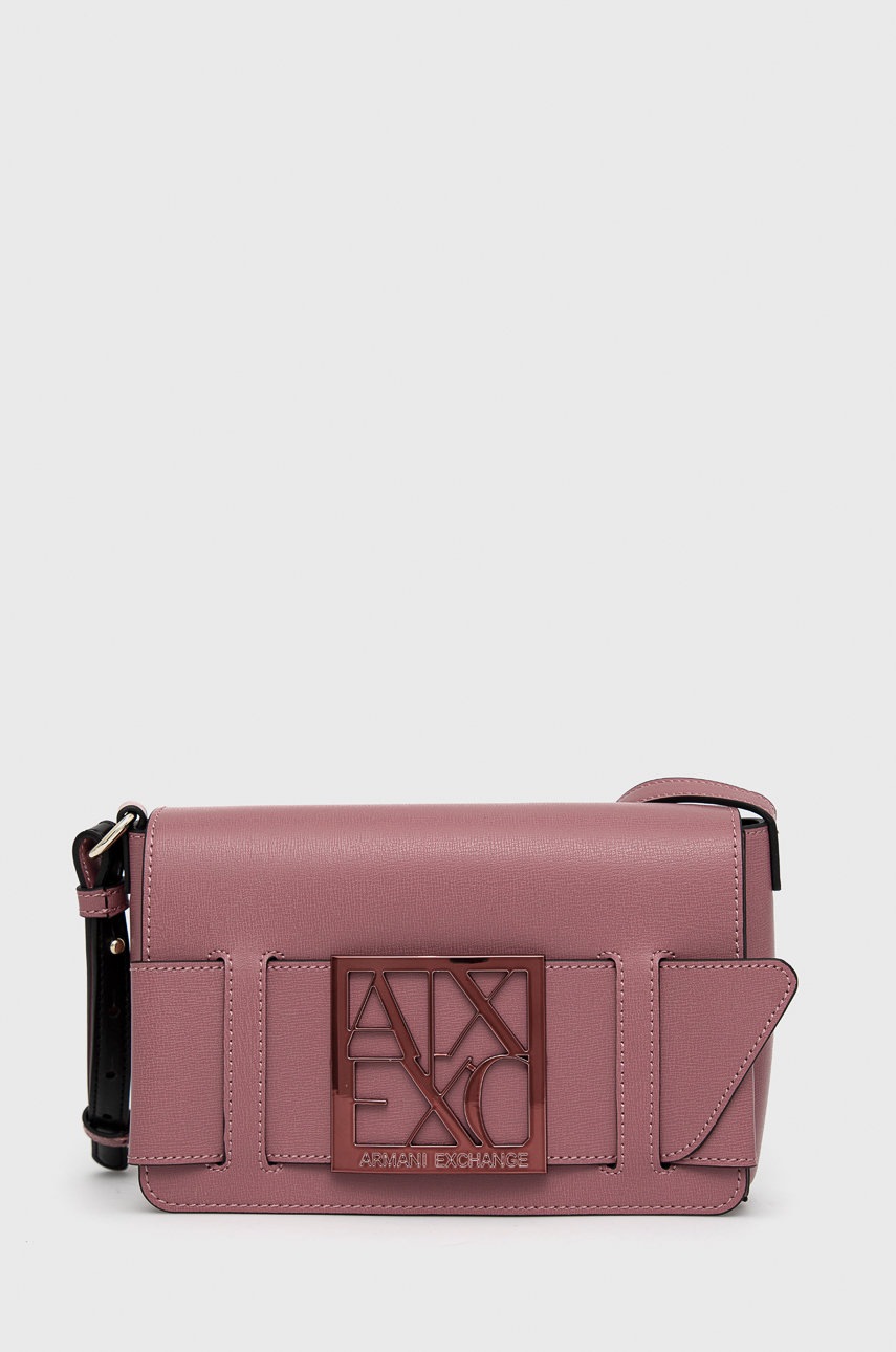 

Чанта Armani Exchange в розово, Розов