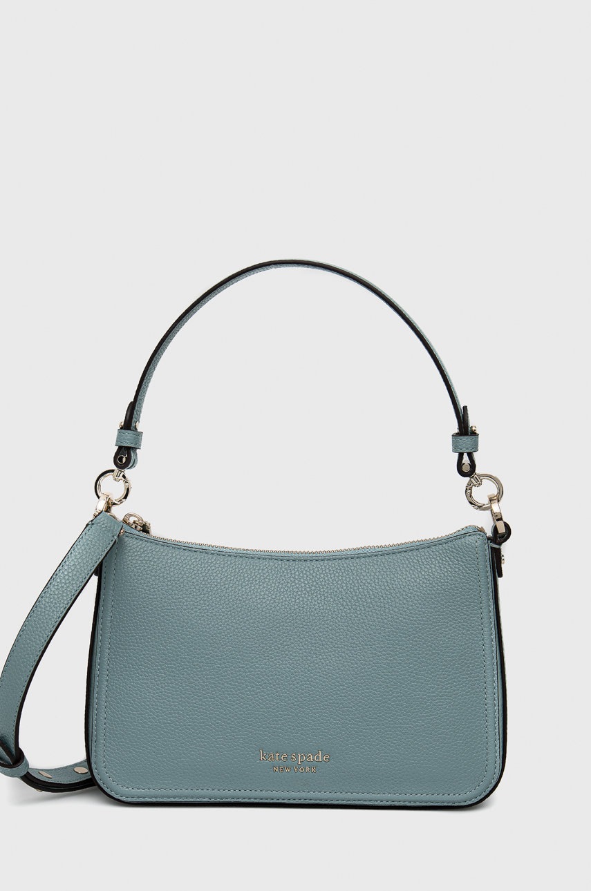 

Кожена чанта Kate Spade в тюркоазено, Тюркоазен