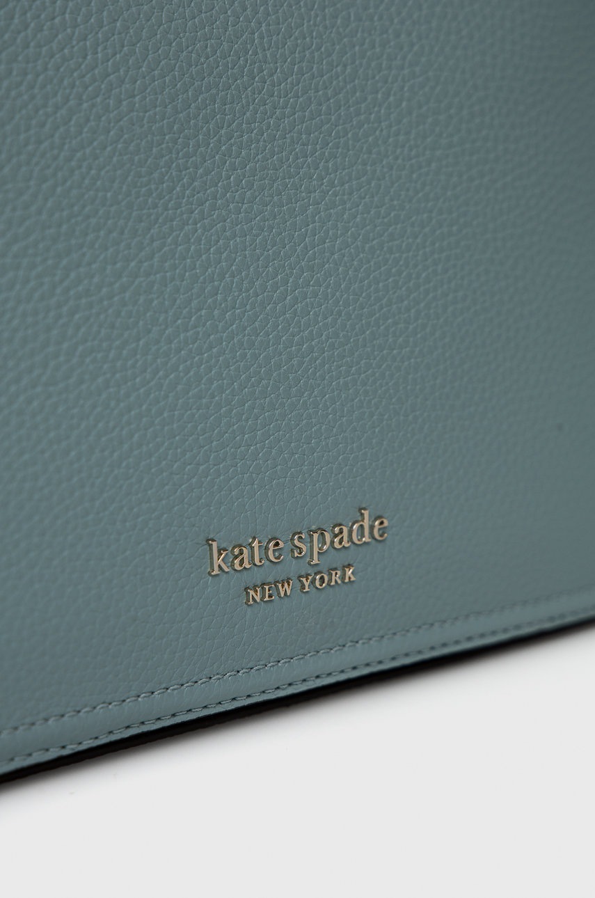 

Кожаная сумочка Kate Spade цвет бирюзовый