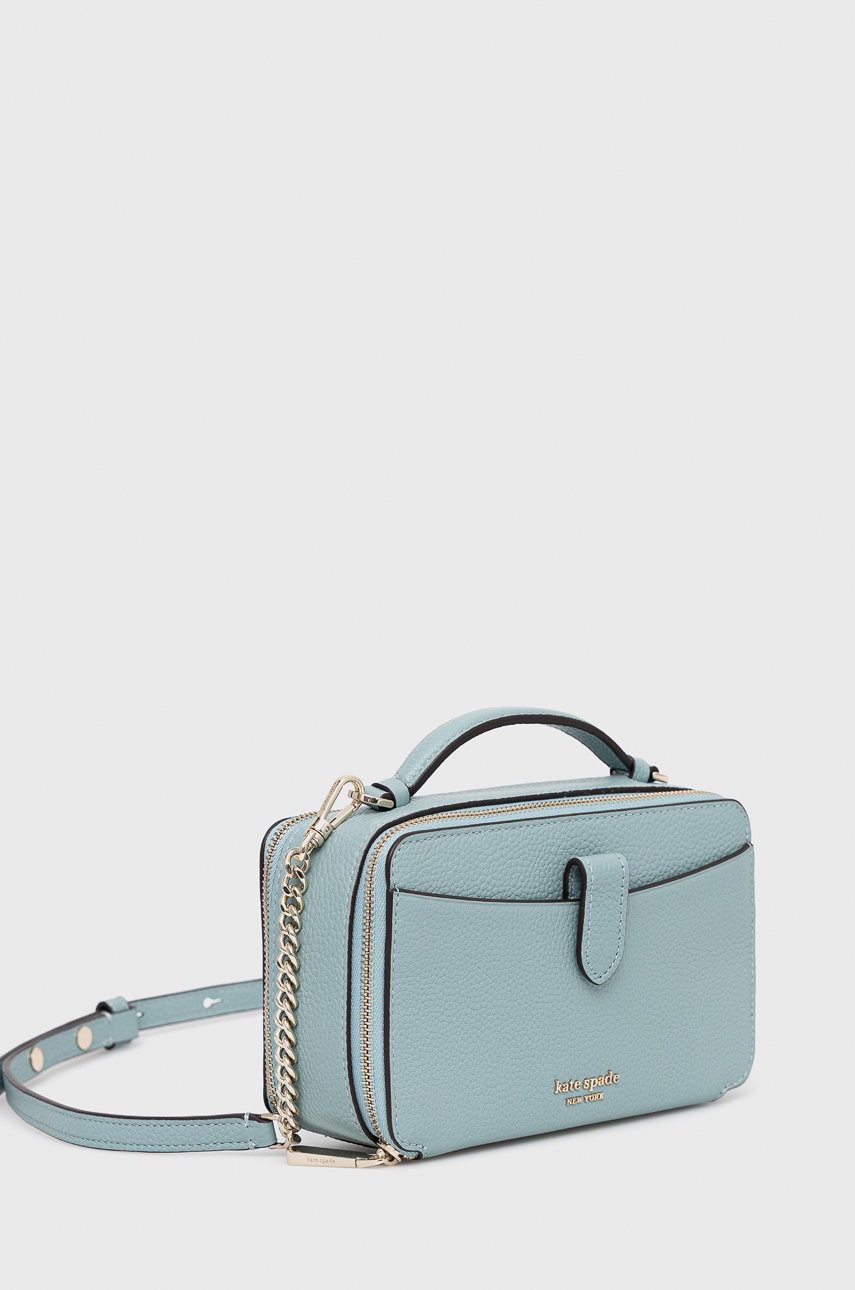 

Кожаная сумочка Kate Spade цвет бирюзовый