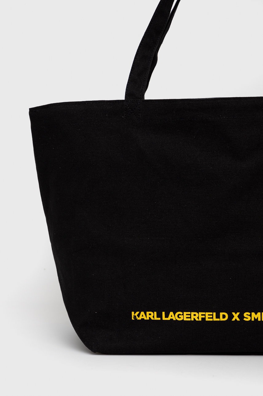 

Двостороння сумочка Karl Lagerfeld колір чорний