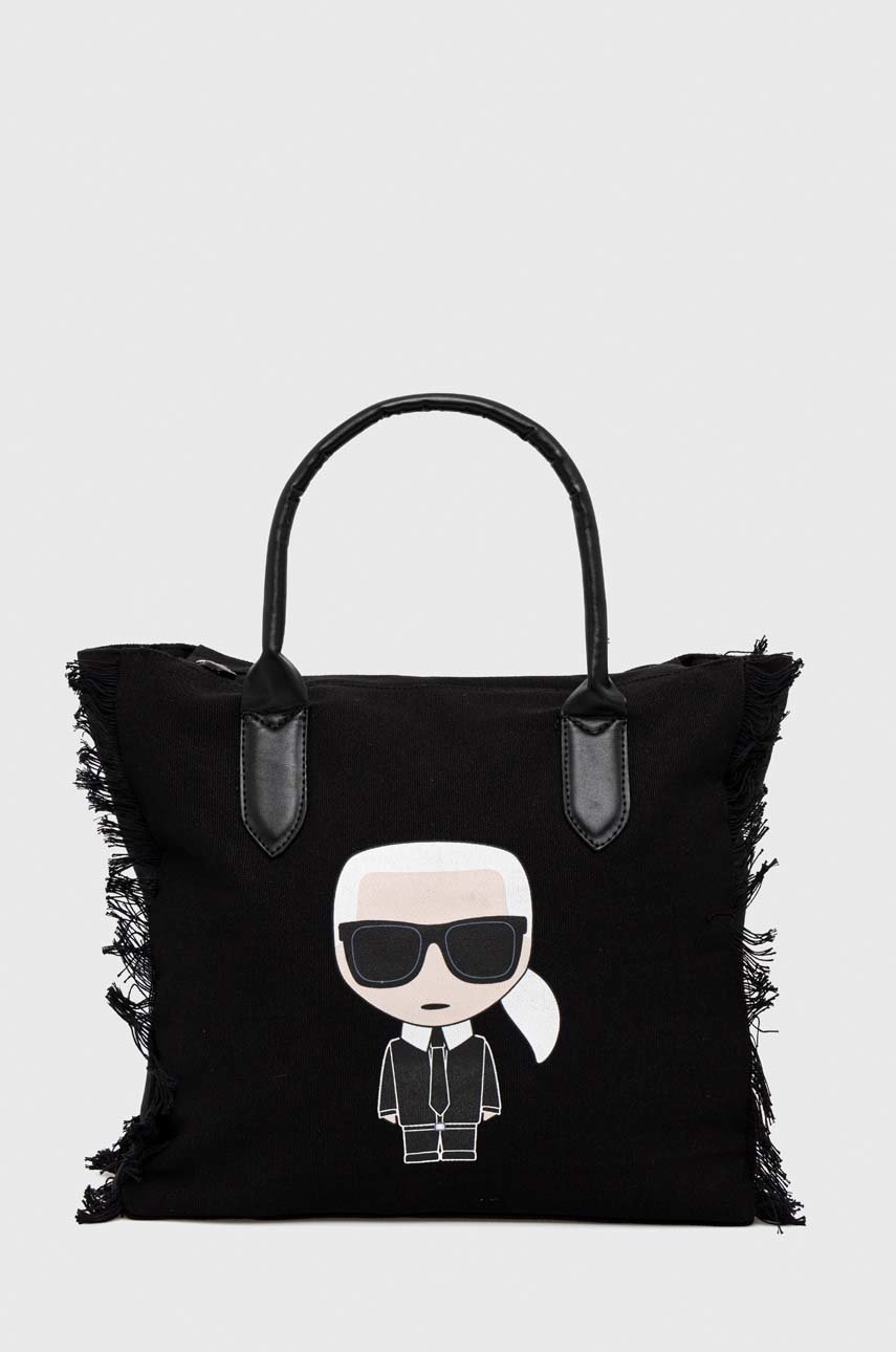 

Чанта Karl Lagerfeld в черно, Черен