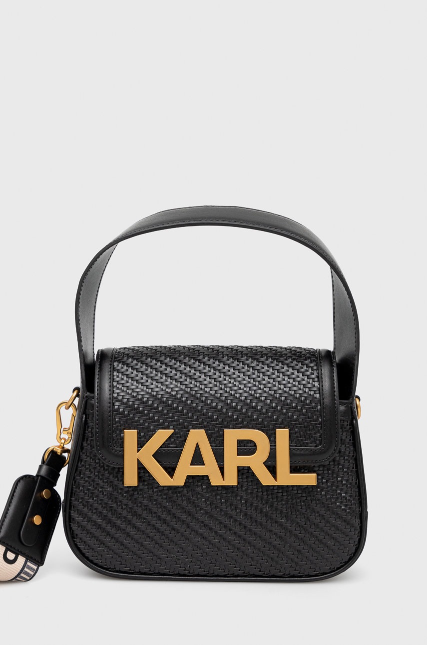 

Чанта Karl Lagerfeld в черно, Черен