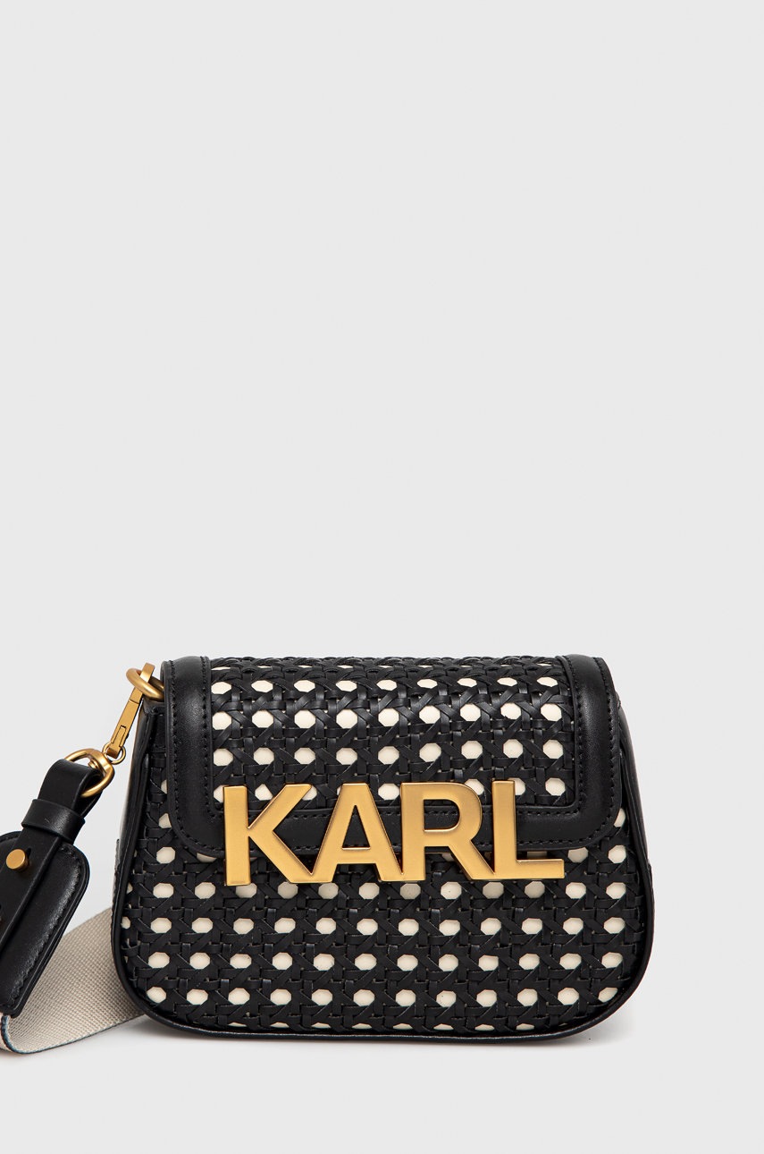 

Чанта Karl Lagerfeld в черно, Черен