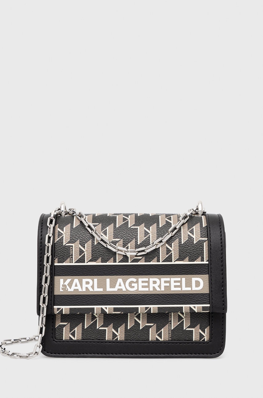 

Чанта Karl Lagerfeld в черно, Черен