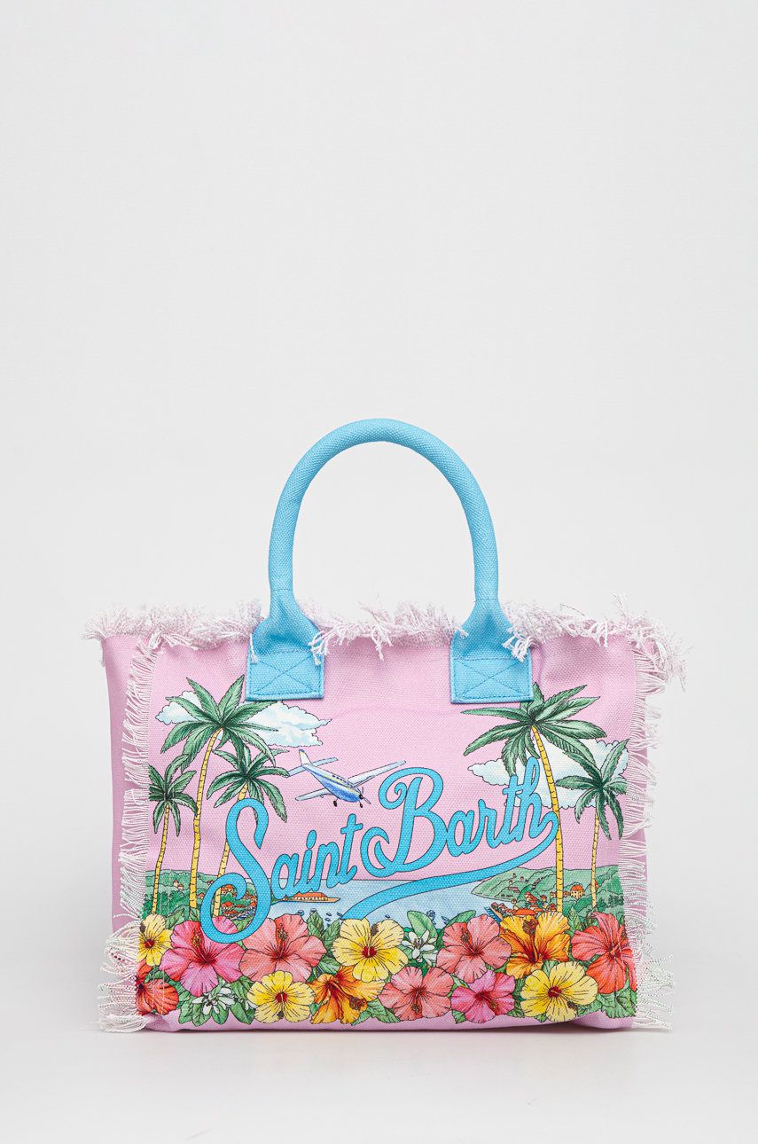 MC2 Saint Barth geanta de plaja culoarea roz 2022 ❤️ Pret Super answear imagine noua 2022