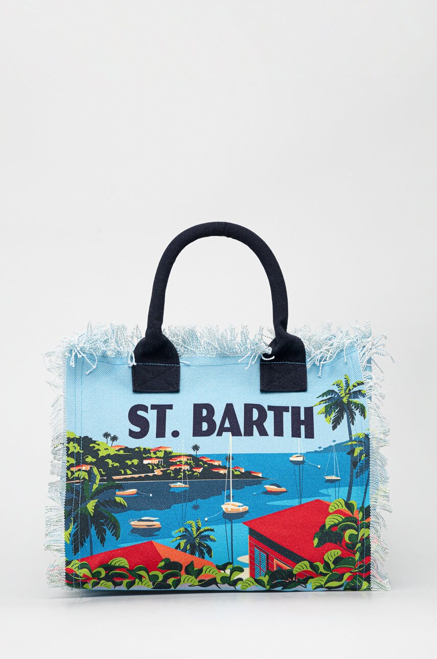 

Плажна чанта MC2 Saint Barth в тюркоазено, Син