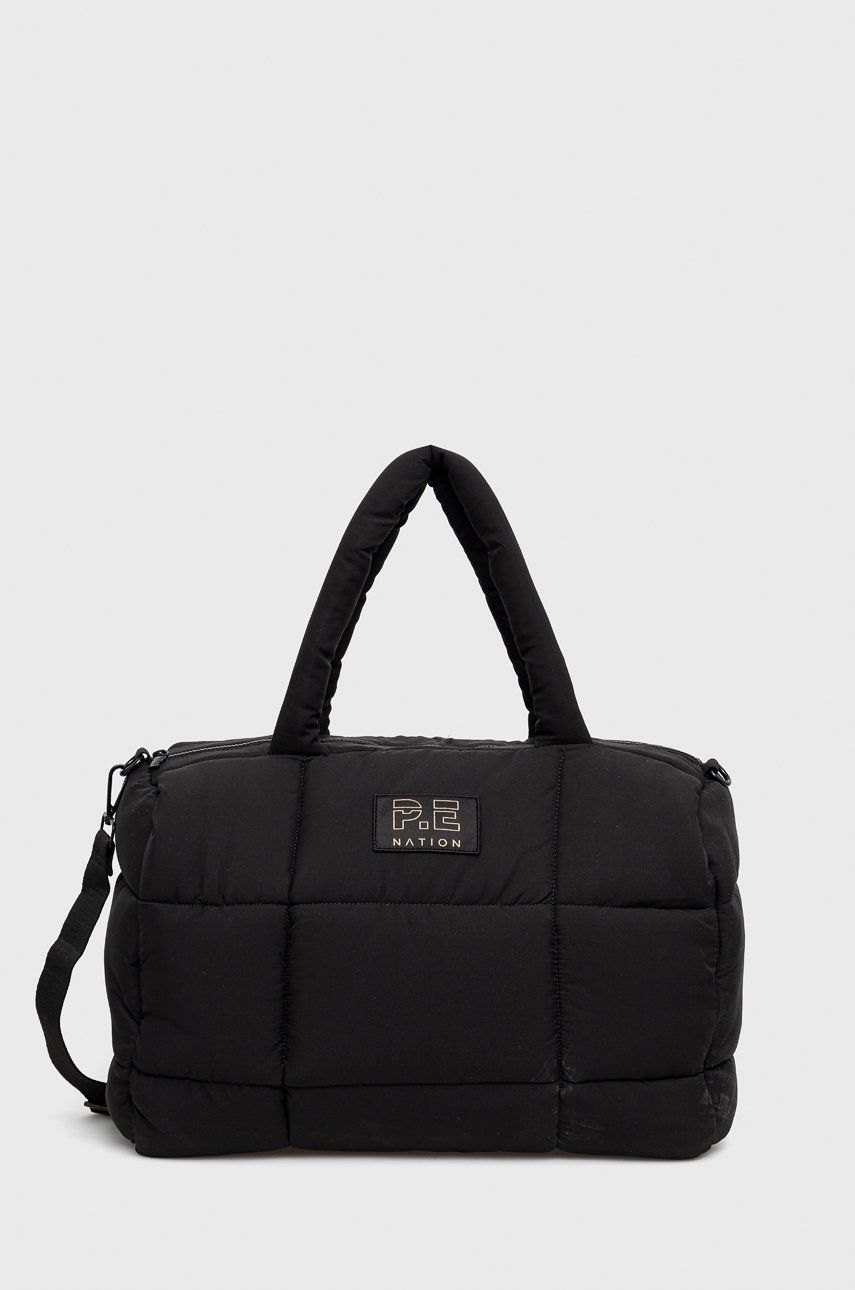 P.E Nation geanta culoarea negru imagine reduceri black friday 2021 answear.ro