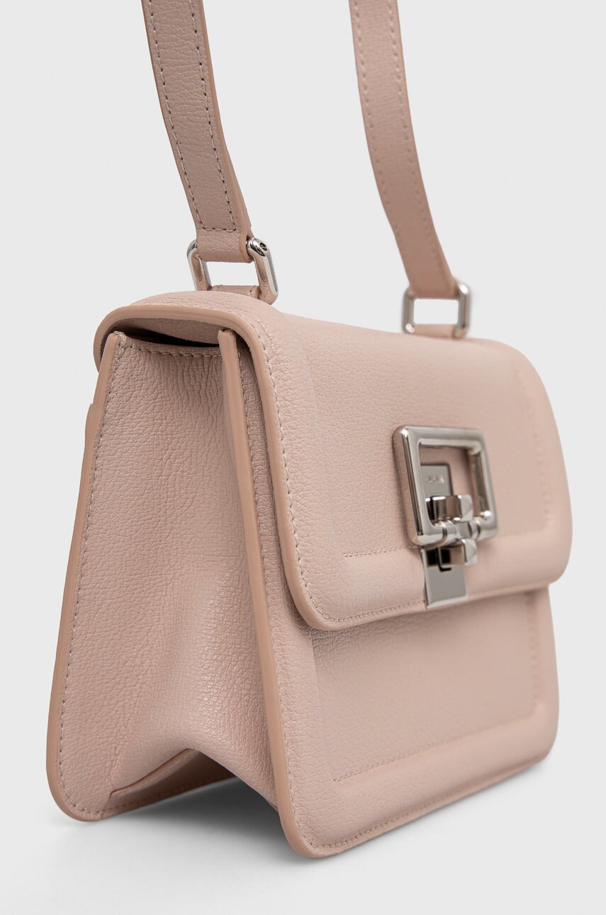 

Кожаная сумочка Furla цвет розовый