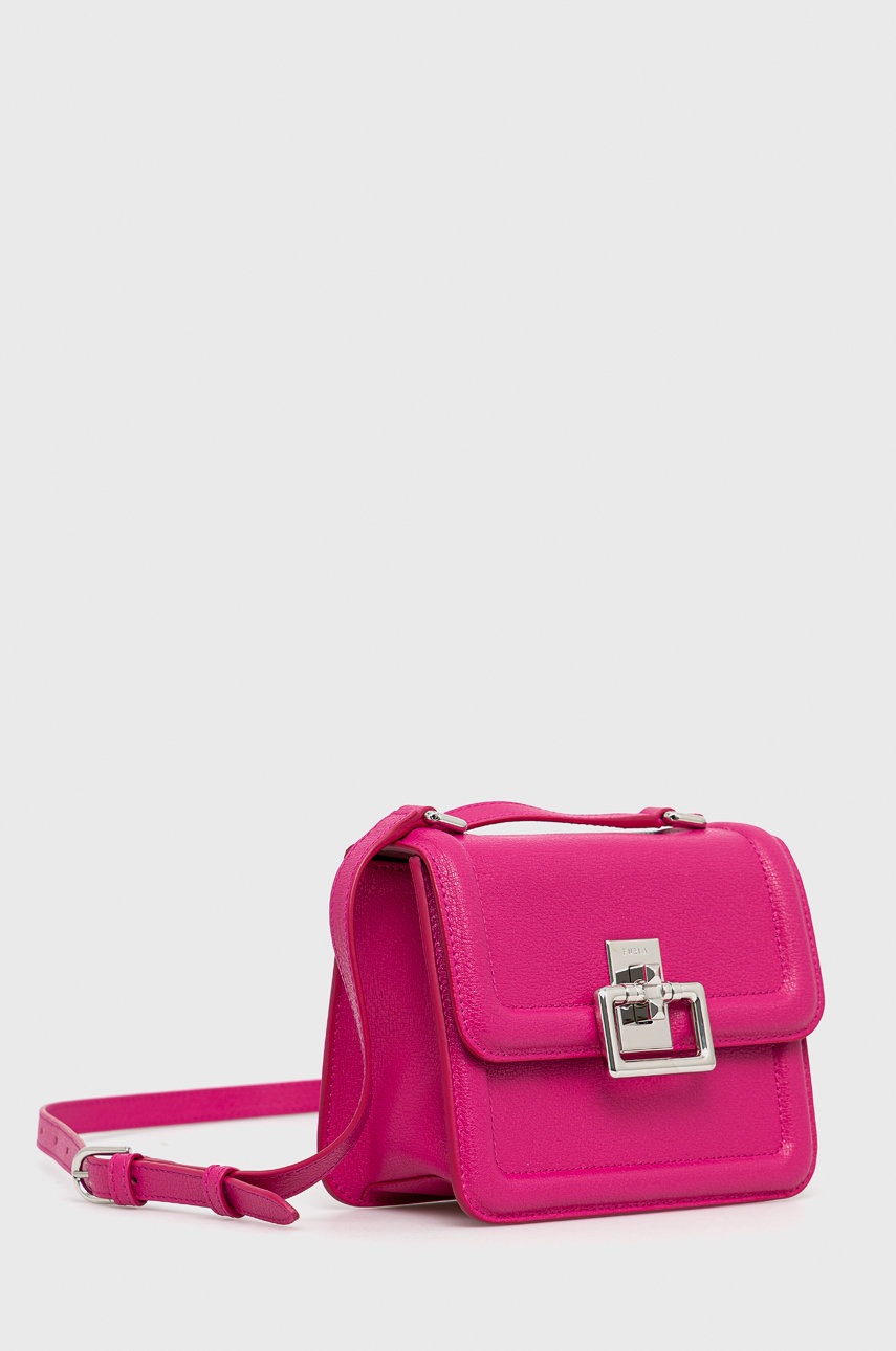 

Шкіряна сумочка Furla колір рожевий