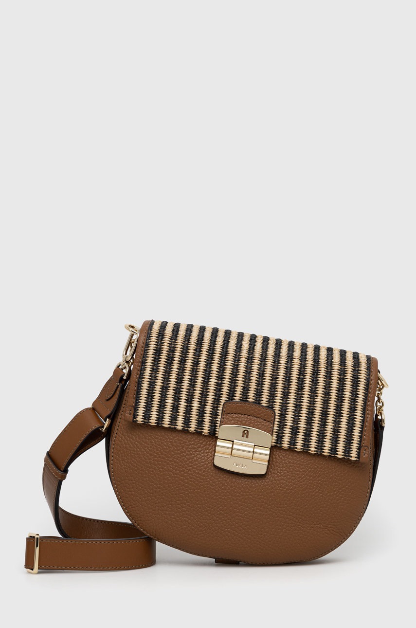 

Чанта Furla в кафяво, Кафяв